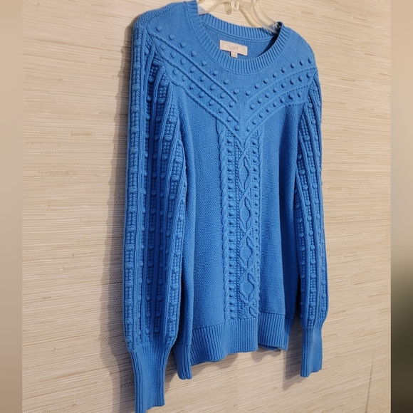 Loft Women's Sweater Blue M - Picture 2 of 5